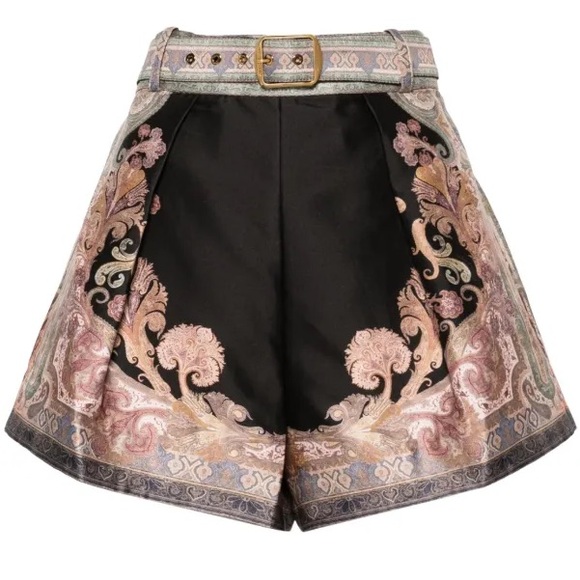Zimmermann Illustration Tuck Shorts - Picture 3 of 16